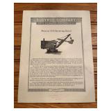 Bucyrus Co. 35-B Shovel Sales Literature