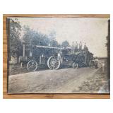 Steam Engine + Thresher Photo