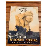 McCormick-Deering Grain Binder Sales Literature - French