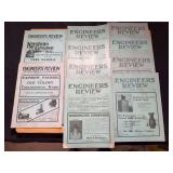 (10) 1905 Engineers Review Magazines