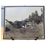 Steam Engine + Thresher Photo