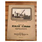 1922 Erie Steam Shovel Co. Sales Literature
