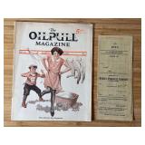 (2) Rumely Oil Pull Magazine + Contract