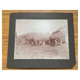 Steam Engine + Thresher Photo