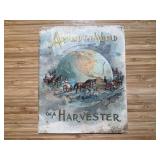 Deering Around the World on a Harvester Sales Literature - German