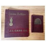 (2) J.I Case + Farm Equipment Retailing Binders