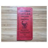 1922 Aultman & Taylor Machinery Co. Notebook