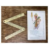 (2) IHC Ruler + Postcard