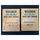 (2) Wisconsin Model TE-TF Instruction Book and Parts Lists