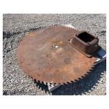 Saw Blade and Engine Base