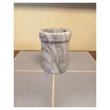 Marble utensil holder
