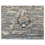 14K Gold and Stone Ring - 'Cosmic'