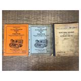 (3) Allis Chalmers Crawler Manuals