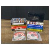 (12) VHS Tapes + CD