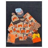 (5) AC Sweater, Scarf, Hats, Rain Poncho