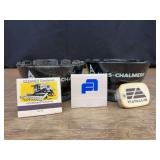 (5) AC + Fiat-Allis Ashtrays, Matchbooks, Keychain