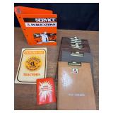 (10) Allis Chalmers Binders, Notebooks, Sign