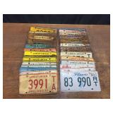 (37) Illinois License Plates