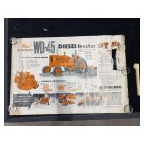 Allis Chalmers WD45 Diesel Tractor Poster