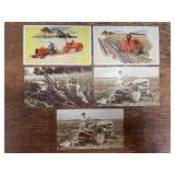 (5) Allis Chalmers Postcards