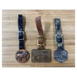 (3) Euclid + Mack Watch Fobs