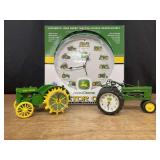 (3) John Deere Clocks