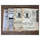 (4) Tecumseh + Briggs & Stratton Manuals