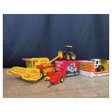 (4) 1/32 Tractors, Combine, Baler