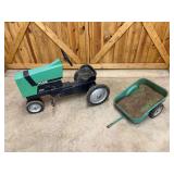 (2) Deutz-Allis 7145 Pedal Tractor + Trailer Ertl