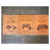 (3) Allis Chalmers Manuals
