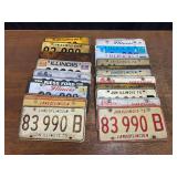 (35) Illinois License Plates