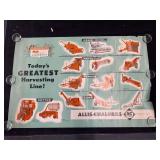 Allis Chalmers Harvesting Line Poster