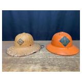 (2) Allis Chalmers Pith Helmets