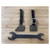 (3) AC + Fiat Watch Fobs + Wrench