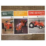 (3) Allis Chalmers Tractor Sales Literature