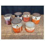 (6) Allis Chalmers Paint Cans + Hand Cleaner