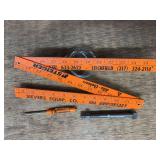(3) AC Yardstick, Screwdriver, Bolt
