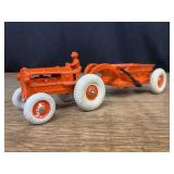 Allis Chalmers Tractor + Dump Wagon Set Arcade