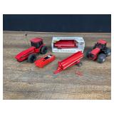 (4) 1/32 IH + Case-IH Tractors + Spreaders