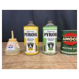 (4) Oil Cans