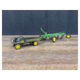 (2) John Deere Plow + Dain Truck