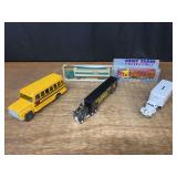 (5) Semis + Bus