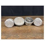 (4) Axle Hub Caps