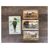 (4) Trade Cards