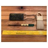 (4) Screwdriver, Brush, Ruler, File Cleaner