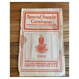 1906 J.I. Case Threshing Machine Co. Special Supply Catalog