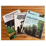 (3) John Deere Tractor Sales Literature