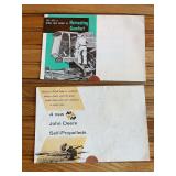 (2) John Deere Combine Sales Literature