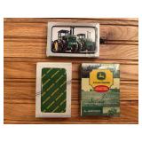 (3) John Deere Playing Cards