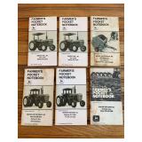 (6) John Deere Farmer's Pocket Notebooks